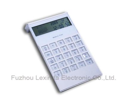 China EMAF Time Calendar Clock Desktop Calculator for Office for sale