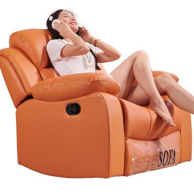 China Hot-selling Foldable Electric Technology Amazon Living Room Theater Leather Multifunction 360 Degrees Rotating Computer Lazy Recliner for sale