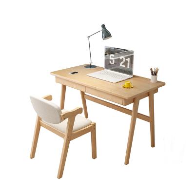 China Factory wholesale adjustable fashion (height) study wood desk and chair set study wood table for sale