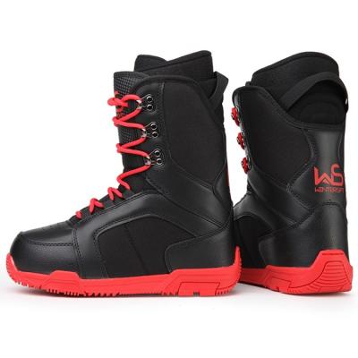 China Adjustable Men's Winter Ski Boots Non-slip Winter Snow Skiing Adult Shoes for sale