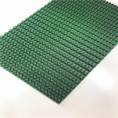 China food & Beverage Plant Grass PVC Conveyor Belt Green PVC Rubber Belt Top Handle Conveyor Belt for sale