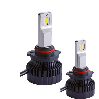 China Copper + Aluminum Car Accessories 9000LM 12V With Fanless Led Headlight Bulbs 9005 H11 H7 H4 Car Led Lamp for sale