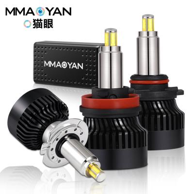 China Super Bright Copper 360+ Aluminum Automotive Car Led Bulbs 20000Lm H7 H11 9005 LED Headlight H7 for sale