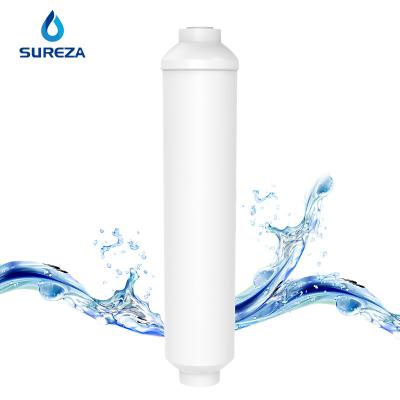 China Easy Operation Post Carbon RO Water Purifier Filter Cartridge Built-in Alkaline Water Filter T33 for sale