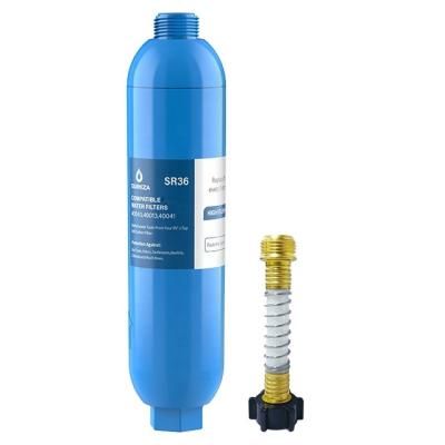 China Removes Minimum 99.9999% Hot Sale Portable RV Water Filter With Chamber Protector For Outdoor Camping for sale