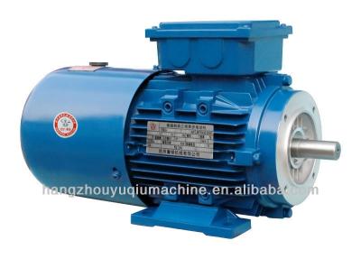 China Totally enclosed electric gear motor brake motor for sale