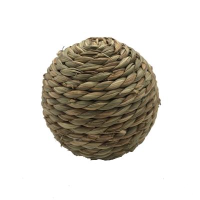 China Wholesale Traditional Natural Grass String Ball Hand Craft Grass Ball Decoration for sale