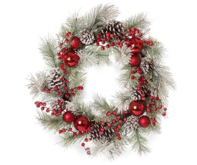 China Whole Christamas Factory Supply Sale Christmas PE Wreath Ornaments Wreath for sale