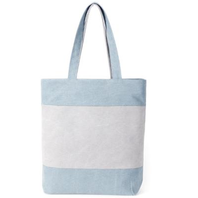 China Logo Environmental Protection Canvas Fabric Custom Made Recyclable Tote Cotton Bag for sale