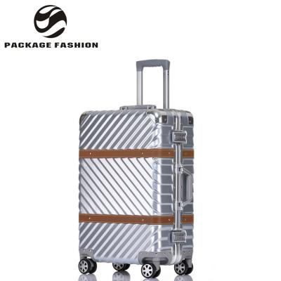 China Modern Fashion Factory Direct Sales Custom Dealing Aluminum President Suitcases Luggage Bag Carry-on Suitcase for sale