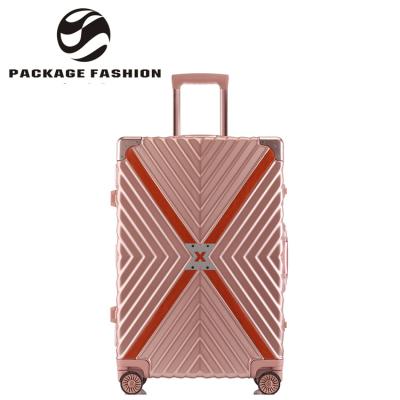 China Excellent Products Customized Processing Colors Bottom Travel Hard Shell Traveling Designer Carry On Luggage ABS PC Suitcase for sale