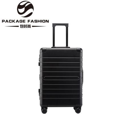 China OEM 24 29 Inch Magnesium Aluminum Black Suitcase Waterproof Custom Handle Beautiful Cases 20 for sale