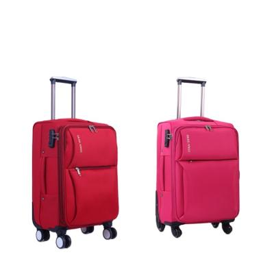 China Password Boarding Business Oxford Cloth Trolley Suitcase Waterproof Custom Soft Handle Luggage For Sale for sale