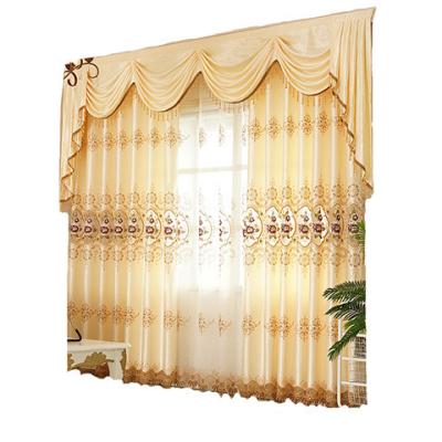 China Blackout Manufacturers Supply Water Soluble Inground Window Gauze Living Room Curtain Embroidery Window Cloth Balcony Shade Cloth for sale