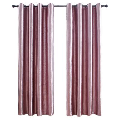 China European Classic Blackout Fabric Rose Print Jacquard Bedroom Living Room Shading Curtain Bedroom Shading Curtain for sale