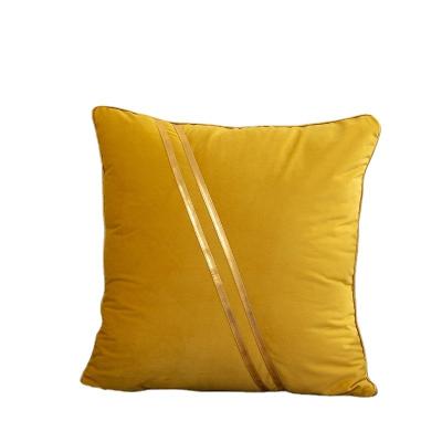 China Hotel Customized Velvet Cushion Waist Back Pillowcase Wholesale Luxury Office Sofa Embrace Pillow Bedside Pillow Light Embrace Pillow Case for sale