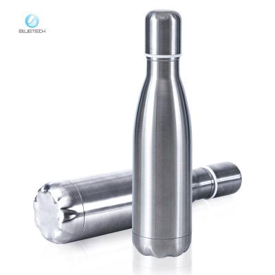 China Large-tasting drinking water remove BPA food grade stainless steel heavy metals free portable water filtered water bottle with filter for sale