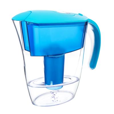 China Large-Sample Drinking Water Maker Supply Water Filter Pitcher Plastic Water Jug With Lid for sale