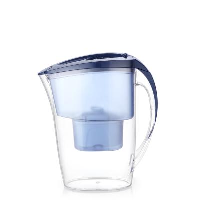 China Large-tasting drinking water fashion design water jug ​​with filter pitcher cartridge for drinking water purification for sale