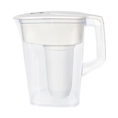 China Large-Sample Drinking Water Filtration System 0 TDS 6-Stage Water Filter Pitcher With Water Quality Meter for sale