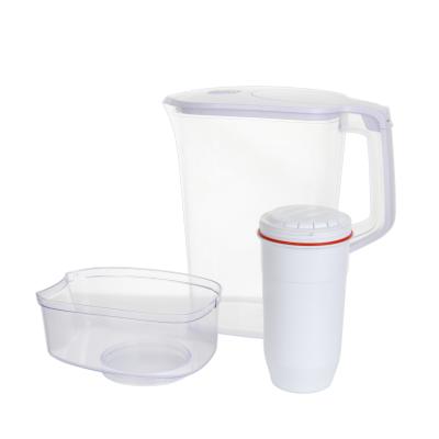 China Large-Sample Drinking Water Remove Heavy Metal 0 TDS 6-Stage Filtration System Water Filter Pitcher With Water Quality Meter for sale