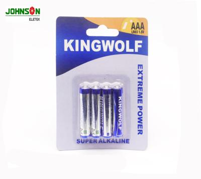 Китай Best Price Kingwolf 1.5V LR03 Alkaline Battery AAA Battery oem продается