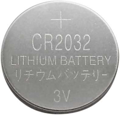 中国 Led Light Coin Pilas 2032 Button Cell Coms Lithium Baterias 3v Cr2032 Batteries 210mah 販売のため