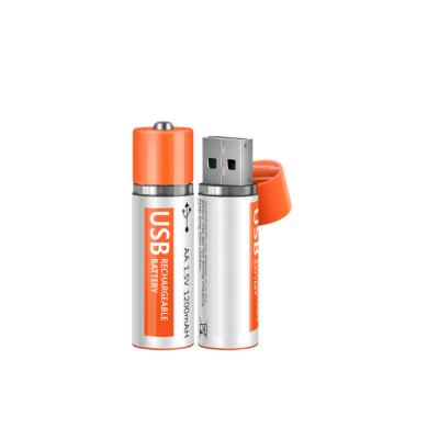 China New Launch portable 1.5v 1000mWh lithium ion triple A size AAA usb rechargeable battery à venda