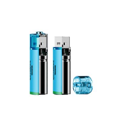 Китай China Hot Selling New Arrivals 1000mah Double A 1.5v Li-ion Lithium Ion Cell Micro Usb Port Rechargeable Aa Battery продается