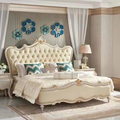 China EUROPEAN manufacturers lead the sale of European style luxury wooden sample and bed bed carving for sale