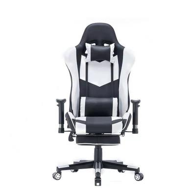 China Slipcovered 2022 Leather Racing Adjustable Gaming Chair Swivel Recliner Gaming Chair Can Slide Gaming Chair for sale