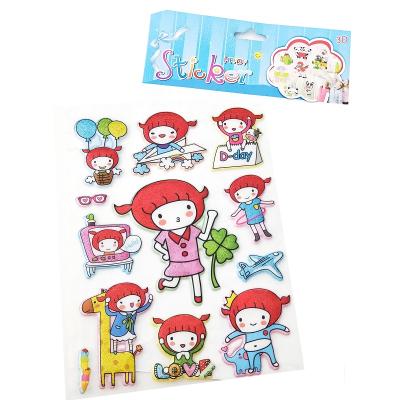 China 2021 Safe and Non-toxic Premium Quality Puffy Stickers Children's Favorite Cartoon Stickers for sale