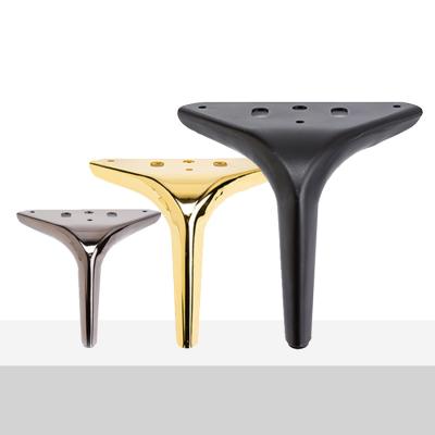 China Contemporary Modern Cabinet Sofa Feet Iron Sofa Legs Metal Gun Black Gold Legs 12cm 15cm 18cm Furniture Accessories For Sofas Beds for sale