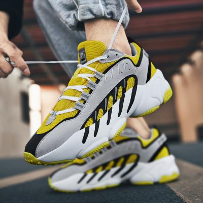 China Men's Chunky Shoes Trainers Street Style New Breathable Men's Sneakers 2021 Fashion Trend Men's Shoes for sale