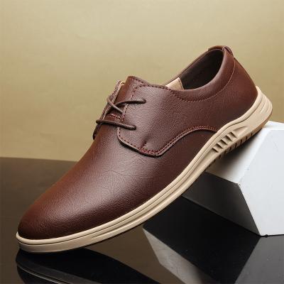 China Fashion Lightweight Luxury Design Man Leather Breathable Elegant Business Shoes Without Laces for sale