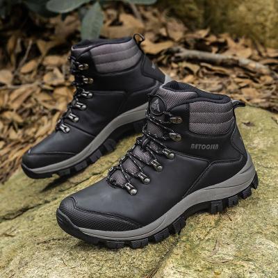 China Fashion Trend Increasing Shoes Men Waterproof Summer Mountaineering Outdoor Sneakers Hunting Boots For Mens Trainers for sale