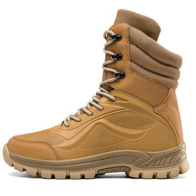 China Waterproof Winter Shoes Leather Boots Outdoor Military Size 39-45 For Men for sale