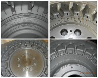 China Molde del neumático sólido de los neumáticos de la carretilla elevadora del grabado del CNC para el molde que hace ISO9001 en venta