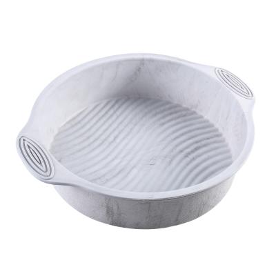 China OEM Round Silicone Cake Pans Non-Stick Sustainable Cake Pan Silicone Baking Pan Bread for sale