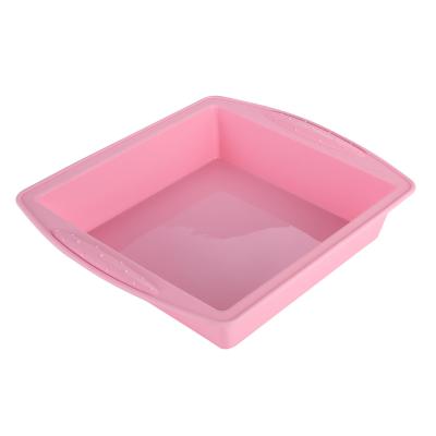 China European Grade Silicone Cake Pan Mold For Homemade Bread Reusable Food Grade Non-Stick Round Making Viable for sale