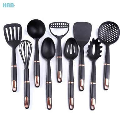 China New Sustainable Food Grade 9 Piece Kitchen Accessories Food Grade Nylon Kitchen Utensils for sale