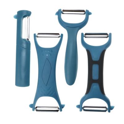 China Hot Sale Plastic+metal Amazon Kitchen Accessories Vegetable Peelers Fruit Peelers for sale