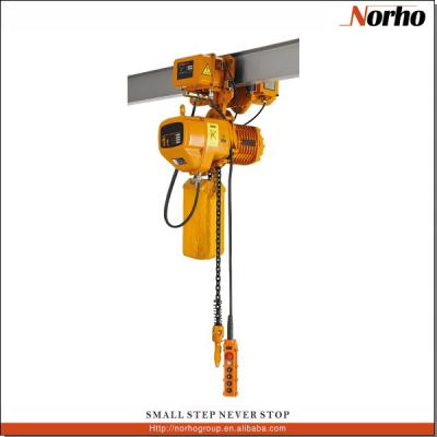 China Construction Crane 0.5 Ton Mini Chain Hoist With Monorail Construction Hoist for sale