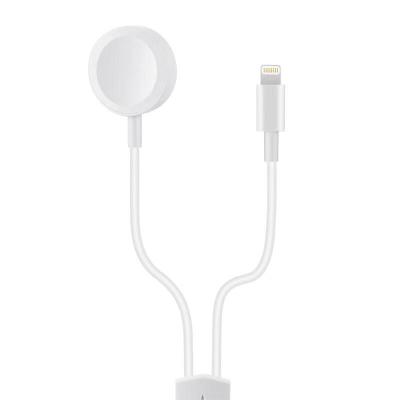 China Mobile Phone 2 in 1 Magnetic Usb Data Charger Charging Cable for iwatch for sale