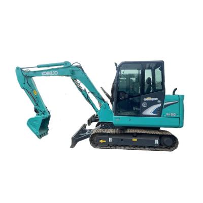 China Japanese machine kobelco 60-8 second hand mini excavator with good quality for sale 0.22MÂ ³ for sale