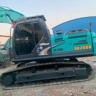 China Used kobelco200-8 excavator sales, good appearance, good conditions and nice price 0.8mÂ ³ for sale