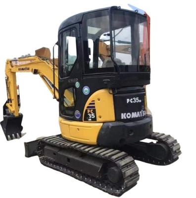 China Used KOMATSU 35MR-2 excavator, a popular model which is cheap and easy to operate, is for sale 0.11mÂ ³ for sale