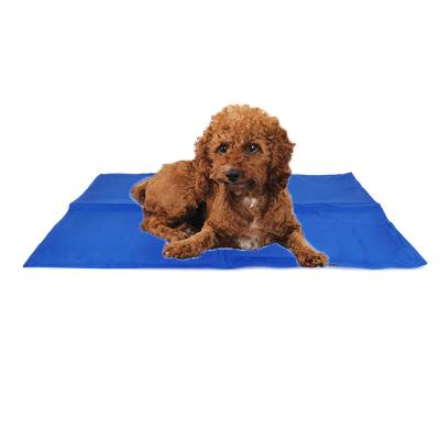 China YangyangPet Wholesale 50x40cm Summer Ice Cooling Mat Non-Toxic Gel Cooling Pad Mat For Dogs for sale