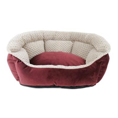 China Mechanical cat bed yangyangpet gray red wash sofa for small indoor cats dog cat sleeping place for sale