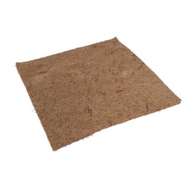 China Outdoor Picnic Outdoor Office Mats 18 Inch Square Coconut Coconut Fiber Cocos Brown pp Flat Pad Mats for sale